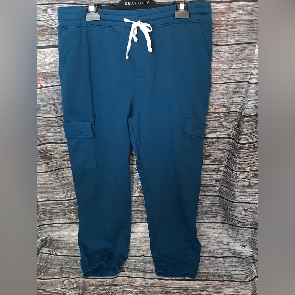 RSQ Blue Cargo Pants with Durable Cotton Twill